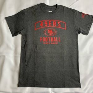 San Francisco 49rs Football NFL Team Grey Size: Medium Shirt